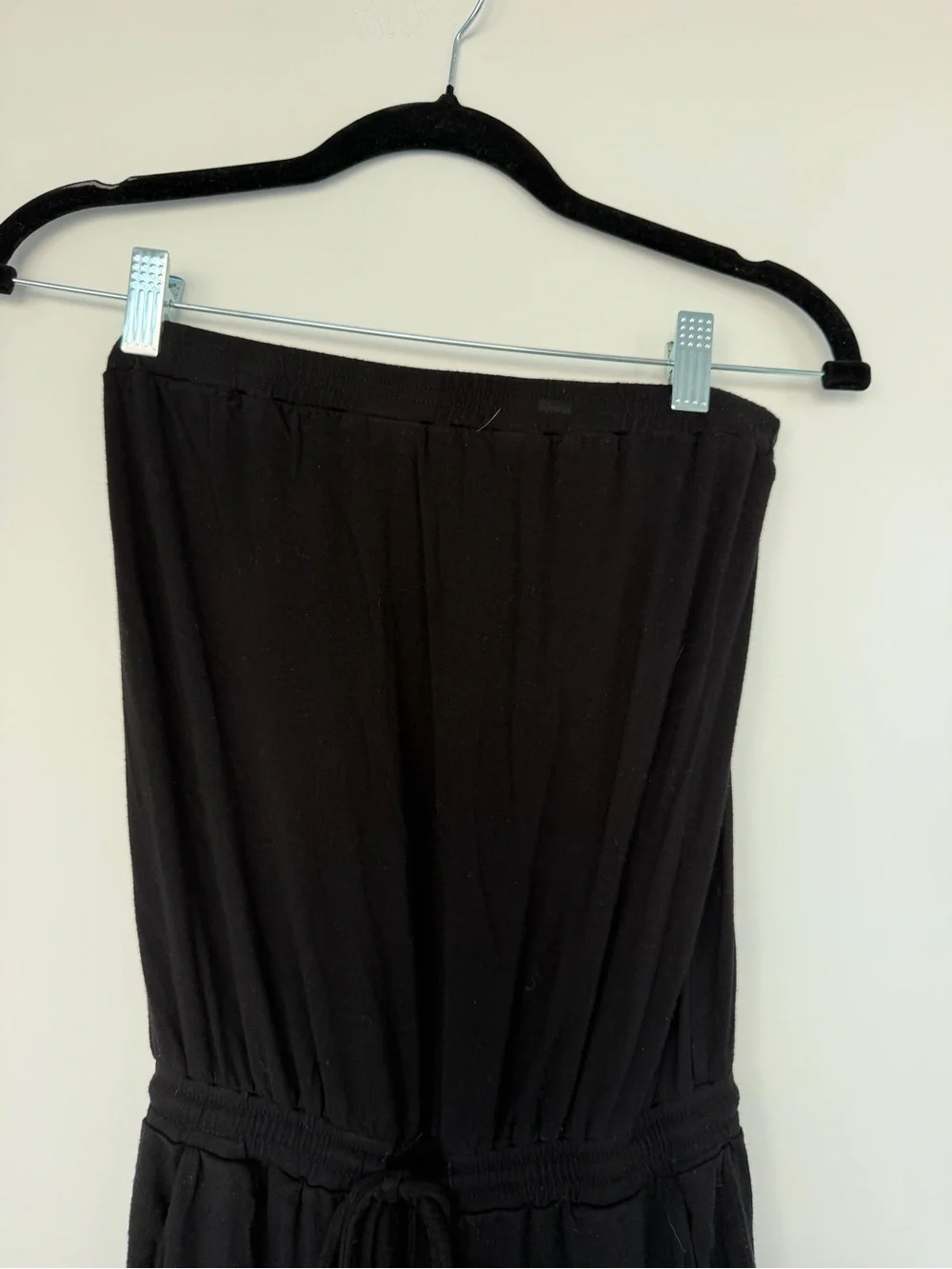 Michael Stars Black Strapless Jumpsuit
